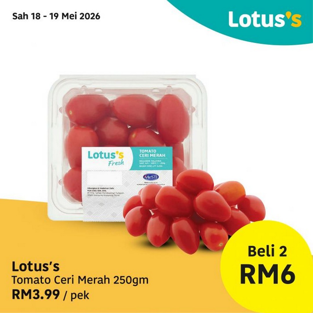Lotuss-4th-Anniversary-Kongsi-Ceria-Sale-12 18-27 May 2026: Lotus’s 4th Anniversary “Kongsi Ceria” Sale, Massive Grocery Promotion with Buy 1 Free 1 and RM1.49 Deals