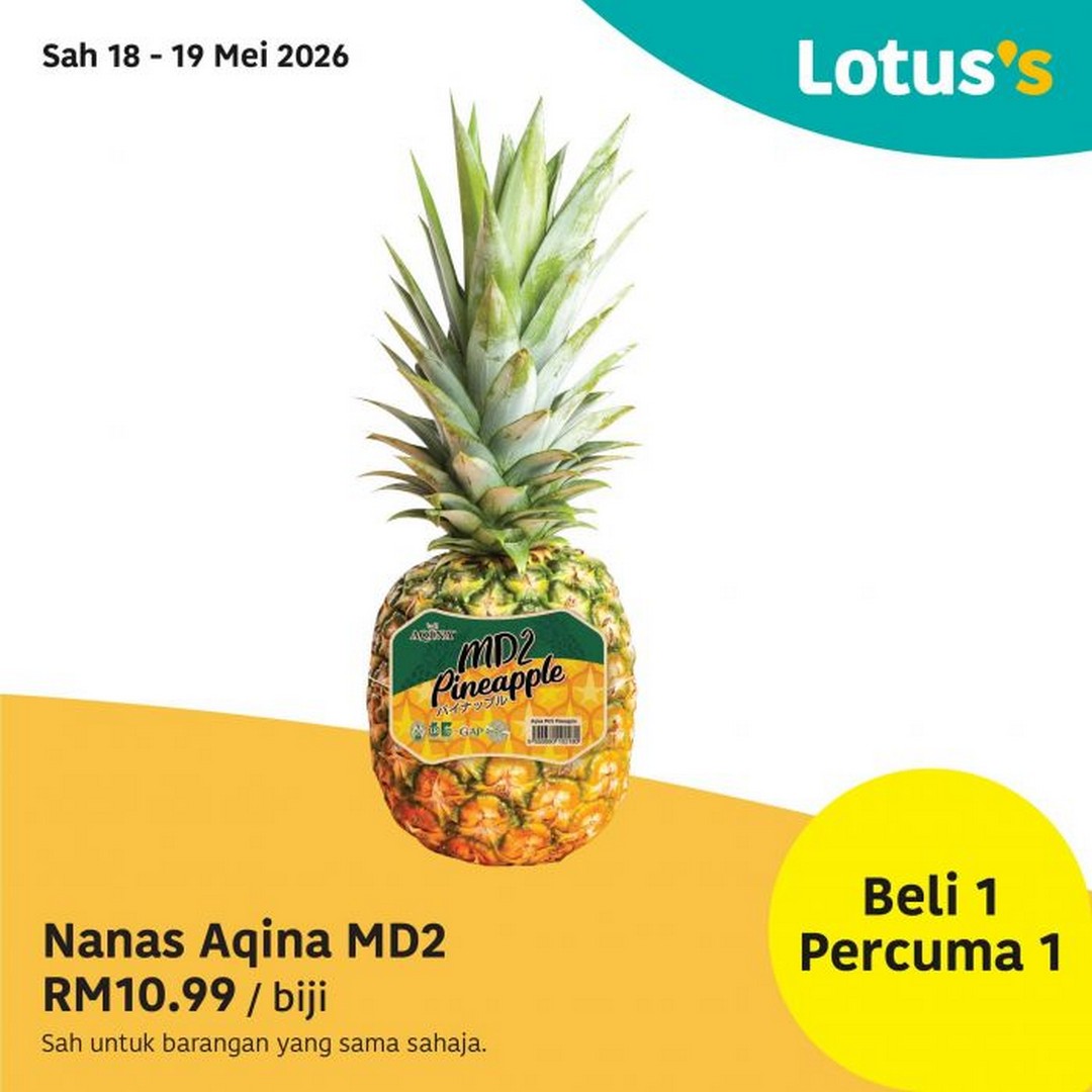 Lotuss-4th-Anniversary-Kongsi-Ceria-Sale-14 18-27 May 2026: Lotus’s 4th Anniversary “Kongsi Ceria” Sale, Massive Grocery Promotion with Buy 1 Free 1 and RM1.49 Deals