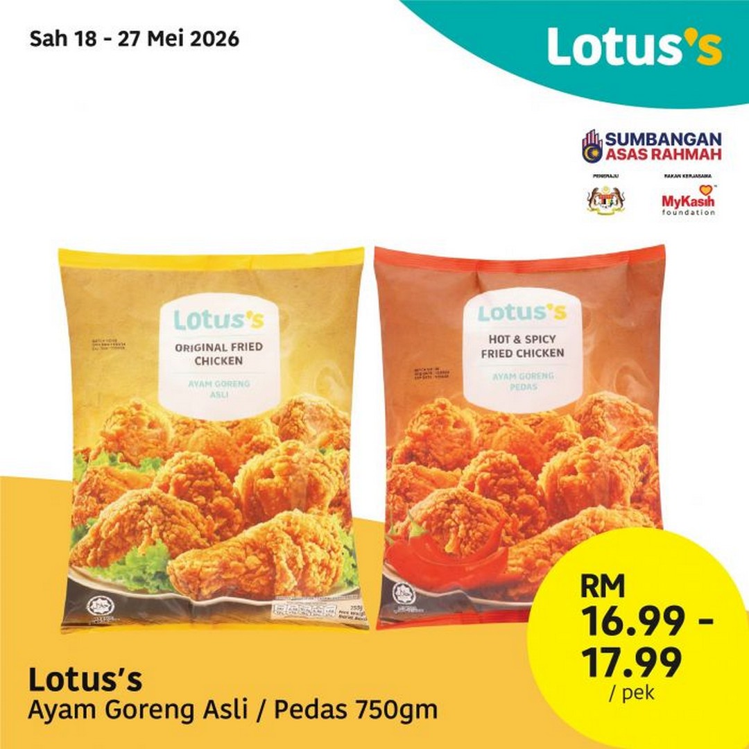 Lotuss-4th-Anniversary-Kongsi-Ceria-Sale-4 18-27 May 2026: Lotus’s 4th Anniversary “Kongsi Ceria” Sale, Massive Grocery Promotion with Buy 1 Free 1 and RM1.49 Deals