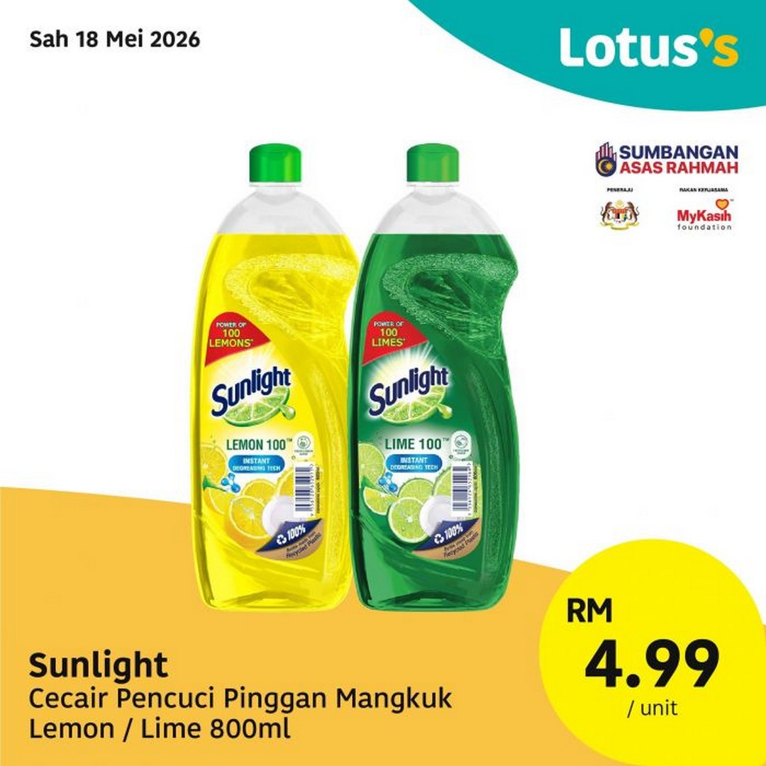 Lotuss-4th-Anniversary-Kongsi-Ceria-Sale-7 18-27 May 2026: Lotus’s 4th Anniversary “Kongsi Ceria” Sale, Massive Grocery Promotion with Buy 1 Free 1 and RM1.49 Deals