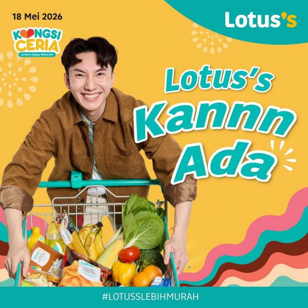 Lotuss-4th-Anniversary-Kongsi-Ceria-Sale 18-27 May 2026: Lotus’s 4th Anniversary “Kongsi Ceria” Sale, Massive Grocery Promotion with Buy 1 Free 1 and RM1.49 Deals