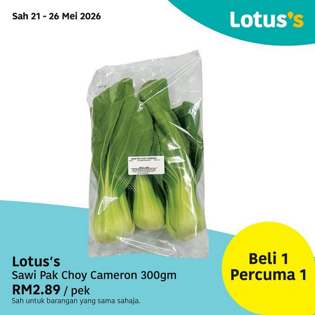 Lotuss-Buy-1-Free-1-Promotion-Massive-Grocery-and-Household-Savings-1 21 May-3 June 2026: Lotus's Buy 1 Free 1 Promotion: Massive Grocery and Household Savings Across Malaysia