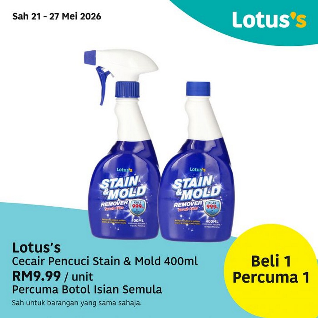 Lotuss-Buy-1-Free-1-Promotion-Massive-Grocery-and-Household-Savings-11 21 May-3 June 2026: Lotus's Buy 1 Free 1 Promotion: Massive Grocery and Household Savings Across Malaysia