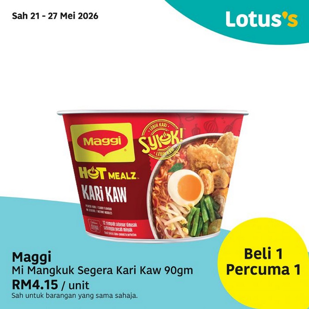 Lotuss-Buy-1-Free-1-Promotion-Massive-Grocery-and-Household-Savings-6 21 May-3 June 2026: Lotus's Buy 1 Free 1 Promotion: Massive Grocery and Household Savings Across Malaysia