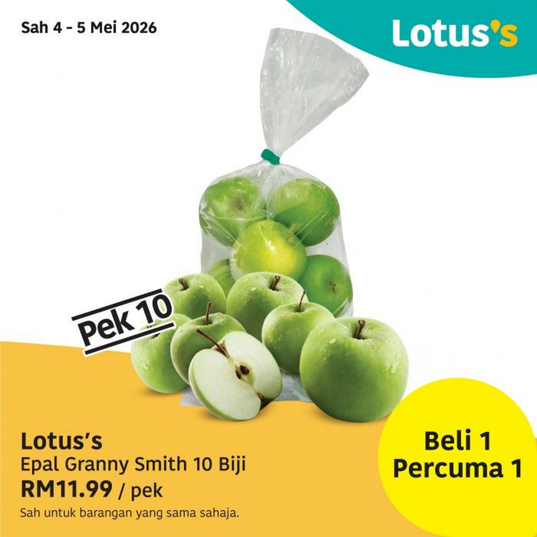 Lotuss-Kannn-Ada-Campaign-Buy-1-Free-1-Promotion-15 4–13 May 2026: Lotus's Kannn Ada Campaign Buy 1 Free 1 Promotion with Harga Hangat Deals Across Fresh Groceries and Home Essentials