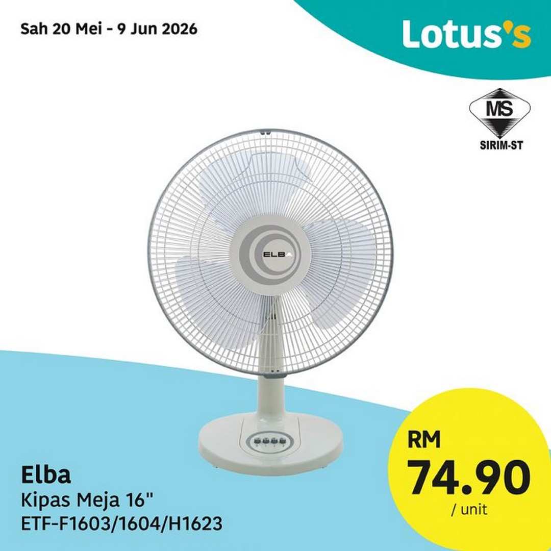 Lotuss-Kongsi-Ceria-4th-Anniversary-Promotion-17 20 May–9 June 2026: Lotus’s Kongsi Ceria 4th Anniversary Promotion: Buy 1 Free 1 Grocery Deals, Cheap Seafood & Home Appliances Savings in Malaysia