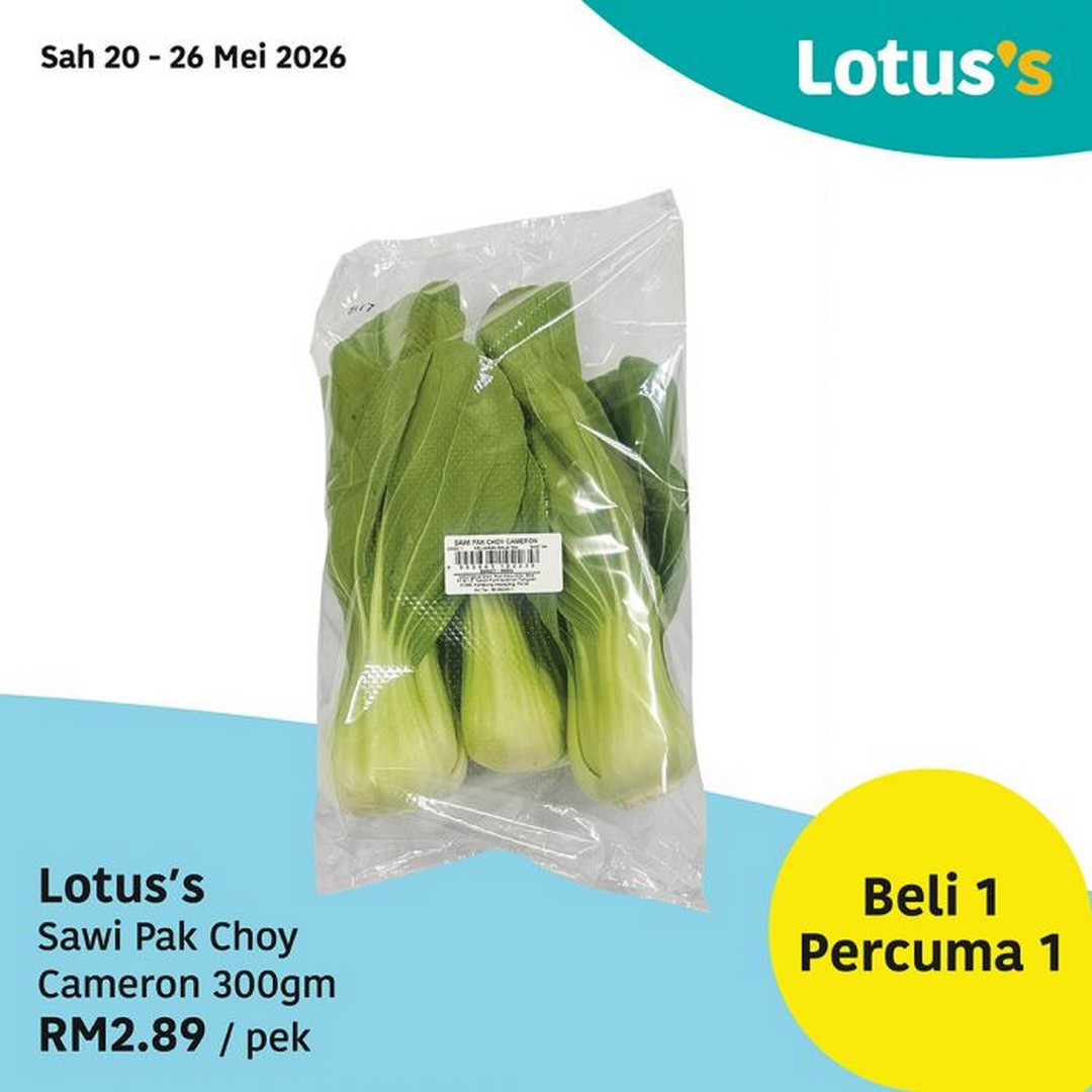Lotuss-Kongsi-Ceria-4th-Anniversary-Promotion-3 20 May–9 June 2026: Lotus’s Kongsi Ceria 4th Anniversary Promotion: Buy 1 Free 1 Grocery Deals, Cheap Seafood & Home Appliances Savings in Malaysia