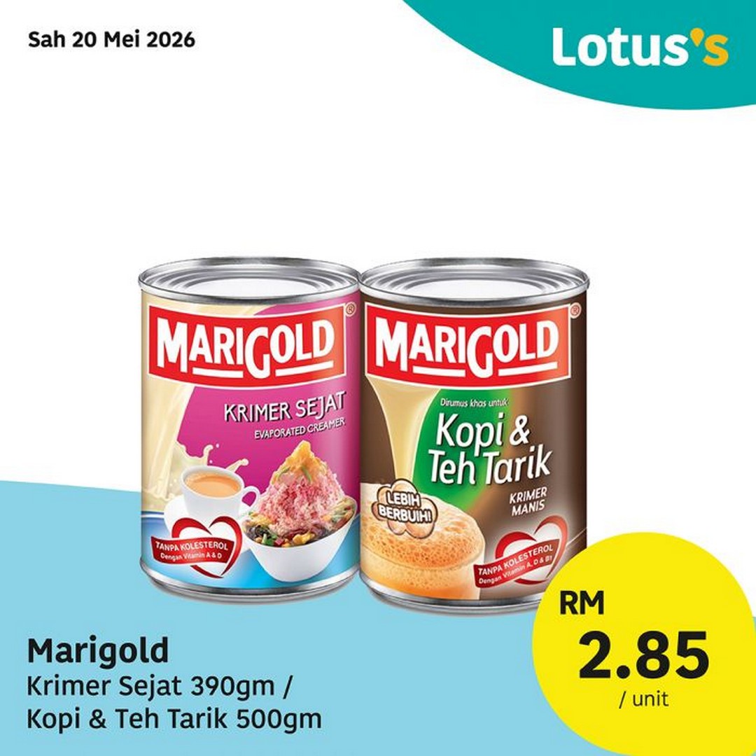 Lotuss-Kongsi-Ceria-4th-Anniversary-Promotion-9 20 May–9 June 2026: Lotus’s Kongsi Ceria 4th Anniversary Promotion: Buy 1 Free 1 Grocery Deals, Cheap Seafood & Home Appliances Savings in Malaysia