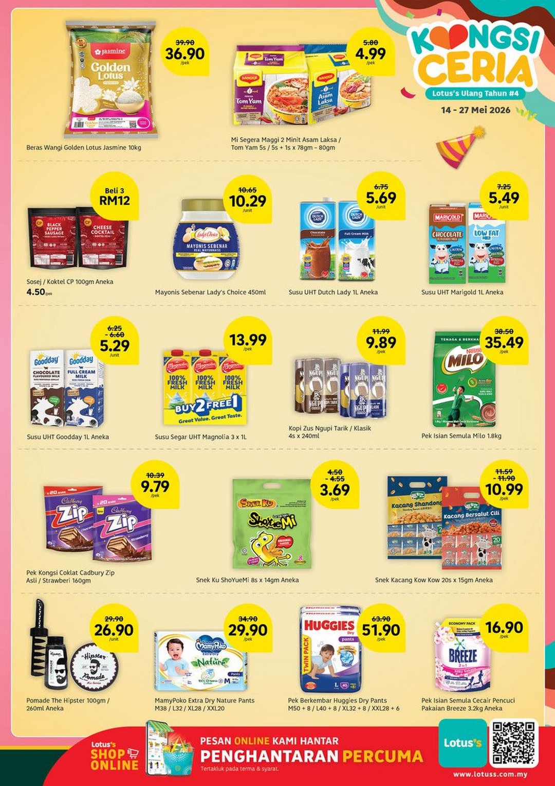 Lotuss-Malaysia-Kongsi-Ceria-Anniversary-Sale-10 14–27 May 2026: Lotus’s Malaysia Kongsi Ceria Anniversary Sale, Buy 1 Free 1 Grocery Promotion Across Nationwide Stores & Online