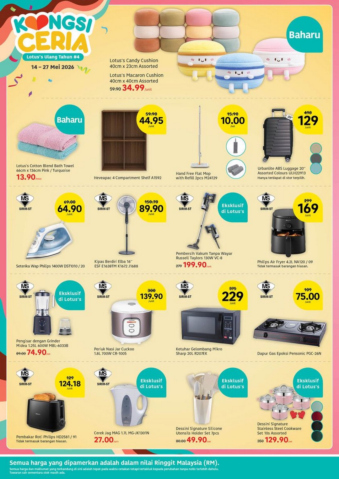 Lotuss-Malaysia-Kongsi-Ceria-Anniversary-Sale-15 14–27 May 2026: Lotus’s Malaysia Kongsi Ceria Anniversary Sale, Buy 1 Free 1 Grocery Promotion Across Nationwide Stores & Online