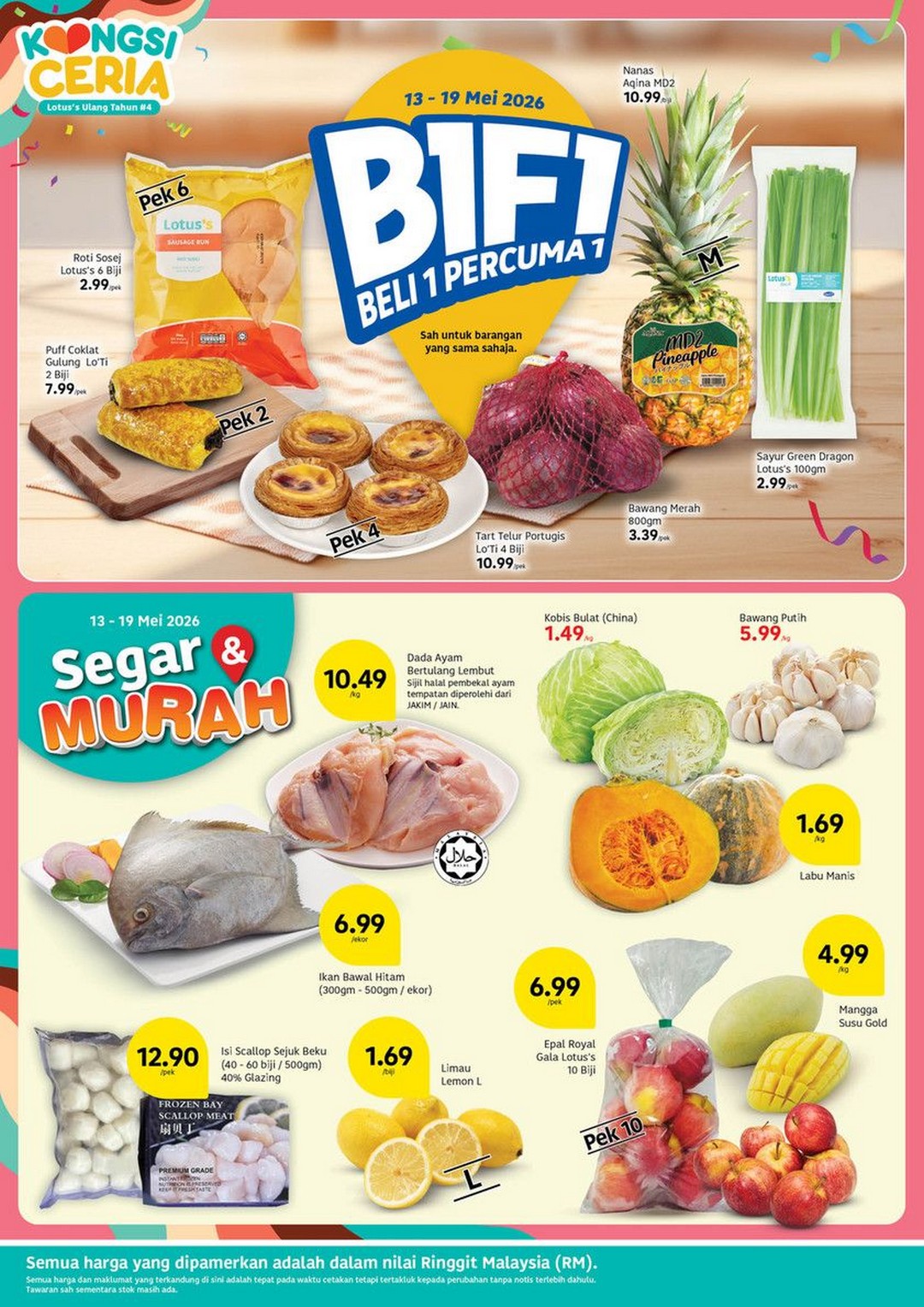 Lotuss-Malaysia-Kongsi-Ceria-Anniversary-Sale-5 14–27 May 2026: Lotus’s Malaysia Kongsi Ceria Anniversary Sale, Buy 1 Free 1 Grocery Promotion Across Nationwide Stores & Online