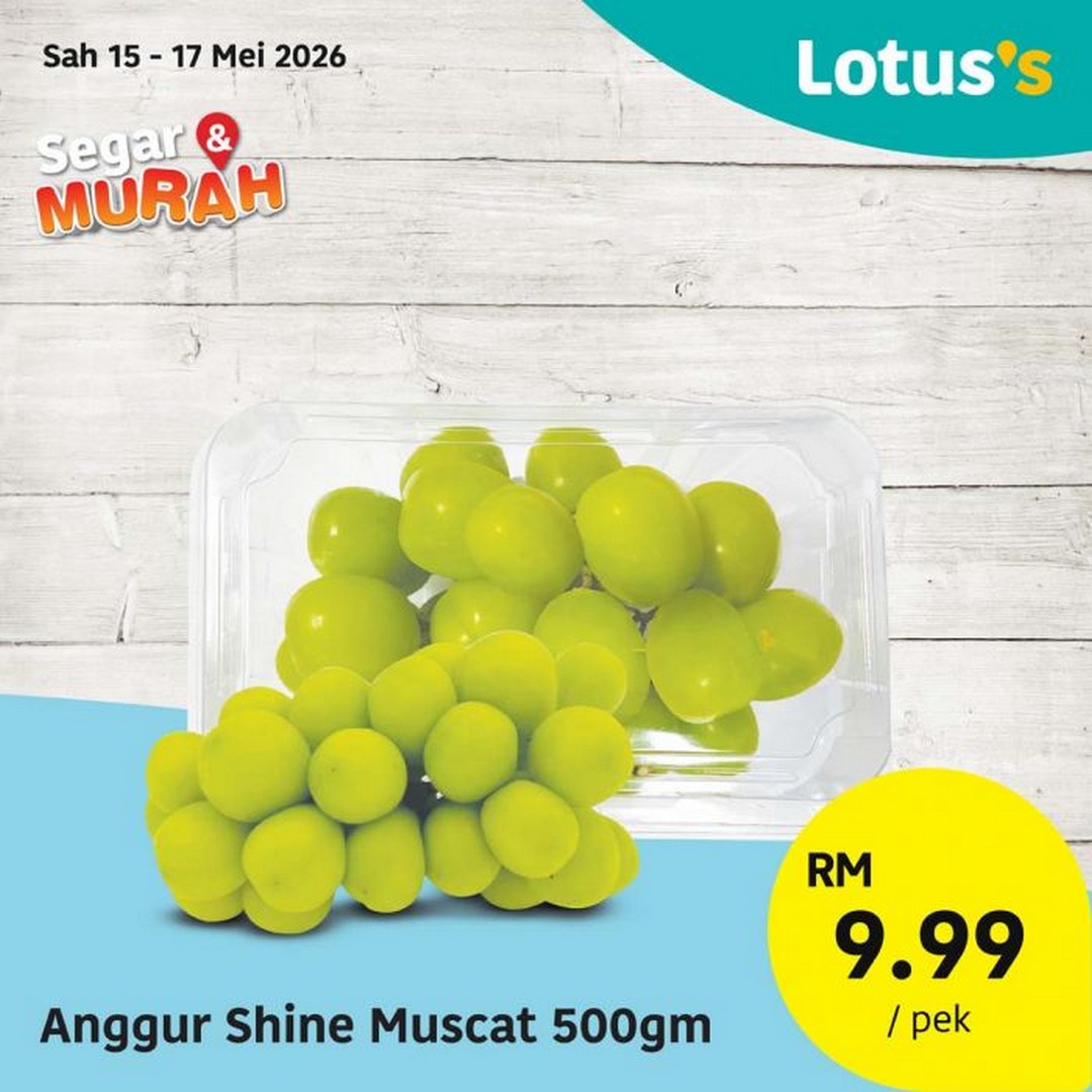 Lotuss-Malaysia-Segar-Murah-Sale-Promotion-11 15–19 May 2026: Lotus’s Malaysia Segar & Murah Sale Promotion – Fresh Groceries From RM1.69 Nationwide Deals for Budget Shoppers