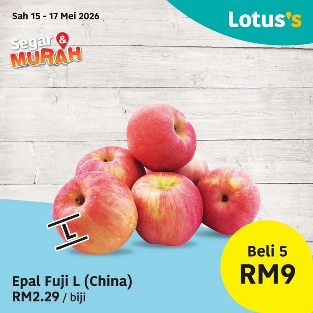 Lotuss-Malaysia-Segar-Murah-Sale-Promotion-14 15–19 May 2026: Lotus’s Malaysia Segar & Murah Sale Promotion – Fresh Groceries From RM1.69 Nationwide Deals for Budget Shoppers