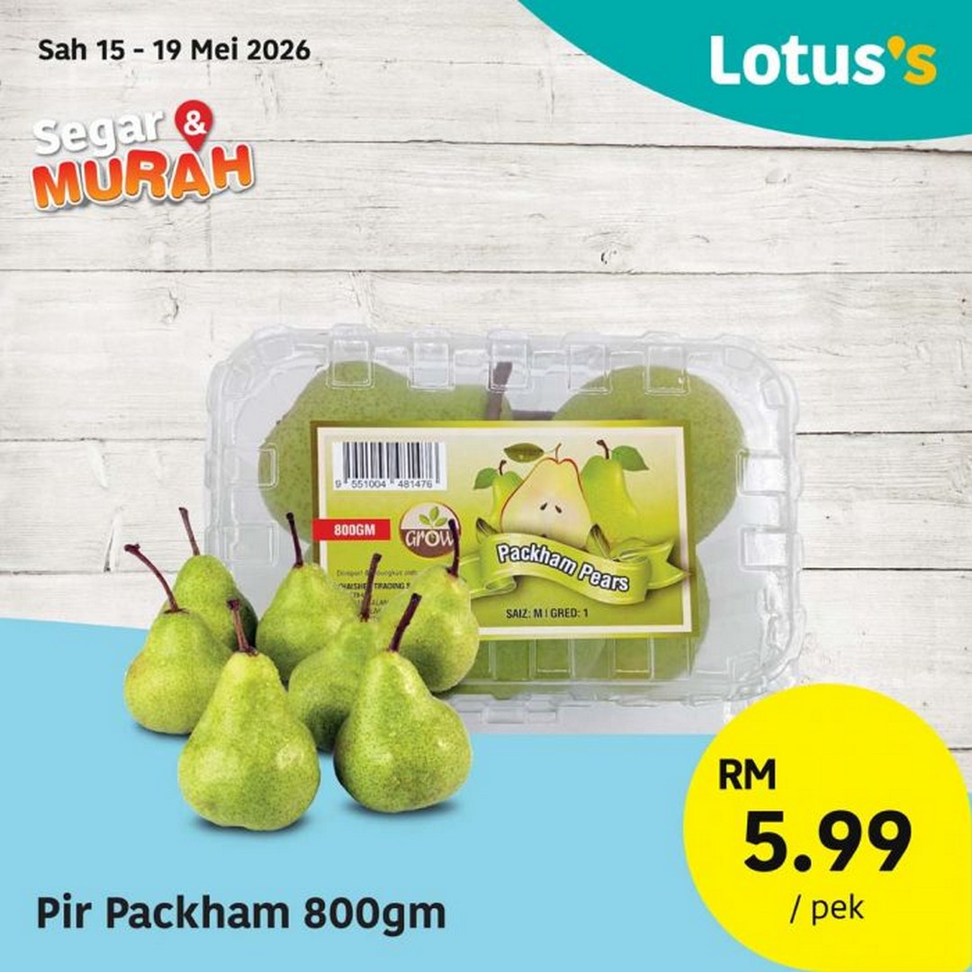Lotuss-Malaysia-Segar-Murah-Sale-Promotion-15 15–19 May 2026: Lotus’s Malaysia Segar & Murah Sale Promotion – Fresh Groceries From RM1.69 Nationwide Deals for Budget Shoppers