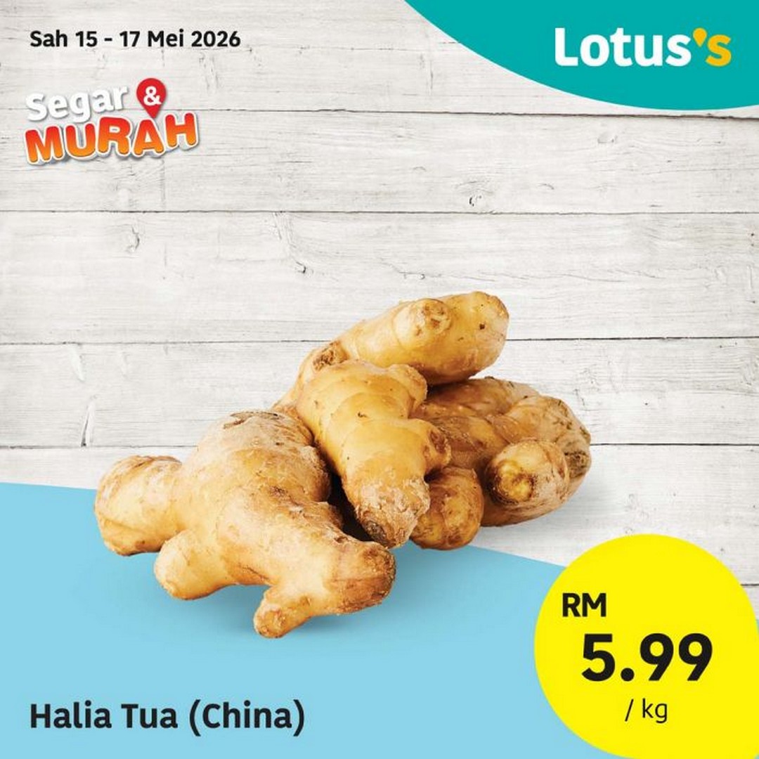 Lotuss-Malaysia-Segar-Murah-Sale-Promotion-4 15–19 May 2026: Lotus’s Malaysia Segar & Murah Sale Promotion – Fresh Groceries From RM1.69 Nationwide Deals for Budget Shoppers