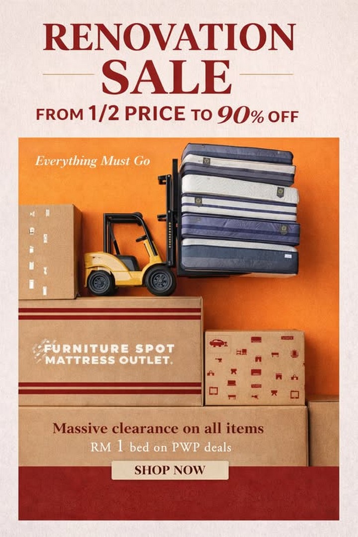 MFO-Subang-Grand-Showroom-Clearance-Promotio 6 May 2026 onwards: MFO Subang Grand Showroom Clearance Promotion – RM1 Bed PWP Deals and Renovation Sale in Subang Jaya