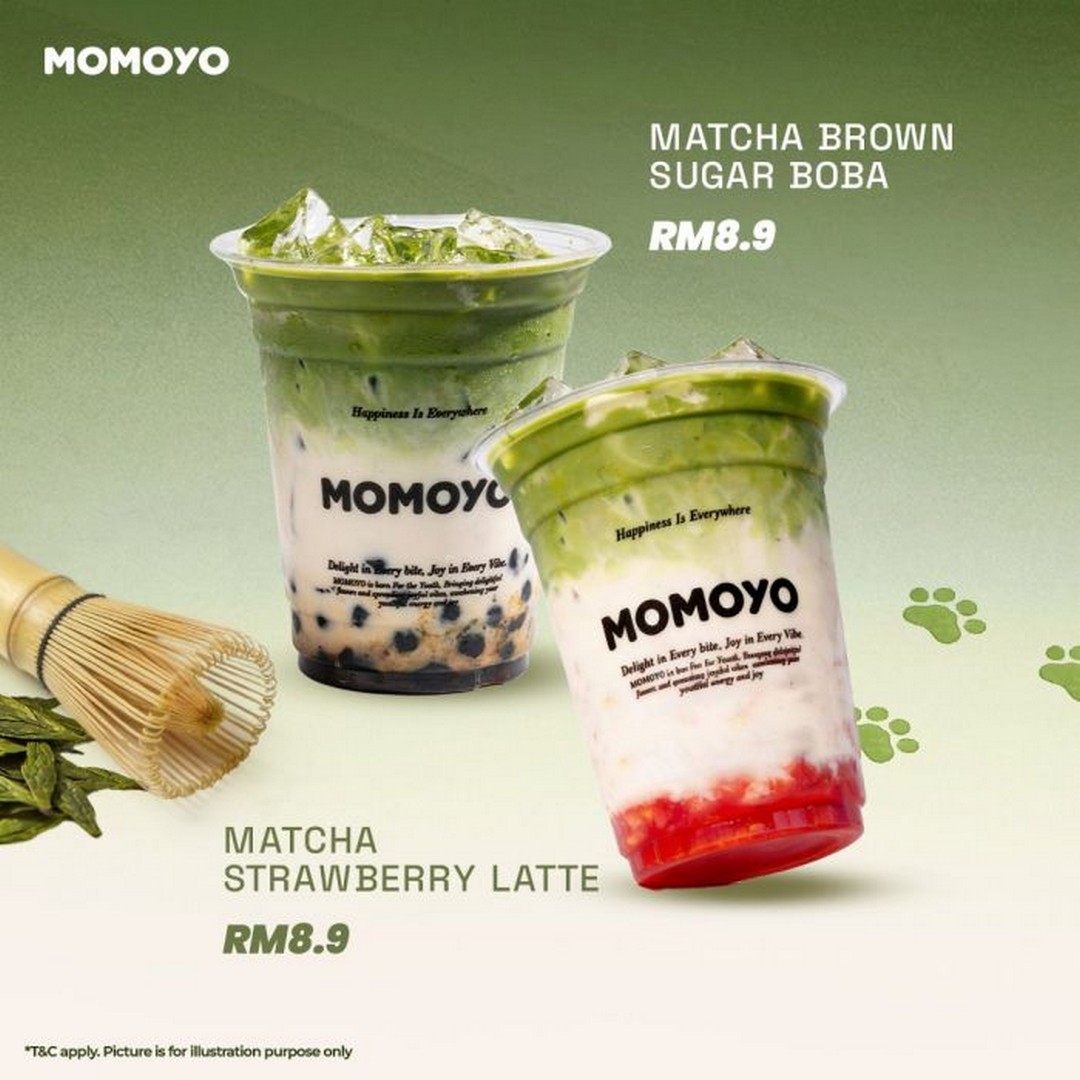 MOMOYO-Matcha-Series-Launch-New-Menu-Promotion-2 15 May 2026 onwards: MOMOYO Matcha Series Launch: New Menu Promotion Featuring Affordable Japanese Matcha Treats from RM2.50 Nationwide