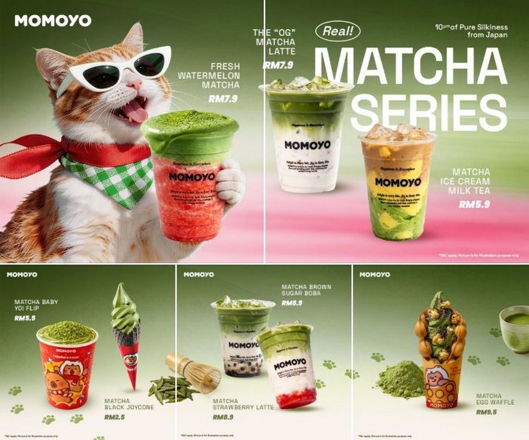 MOMOYO-Matcha-Series-Launch-New-Menu-Promotion 15 May 2026 onwards: MOMOYO Matcha Series Launch: New Menu Promotion Featuring Affordable Japanese Matcha Treats from RM2.50 Nationwide