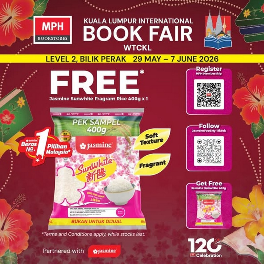 MPH-Bookstores-KLIBF-2026-Book-Fair-3 29 May–7 June 2026: MPH Bookstores KLIBF 2026 Book Fair Promotion, Massive Book Deals and Anniversary Specials at WTC KL