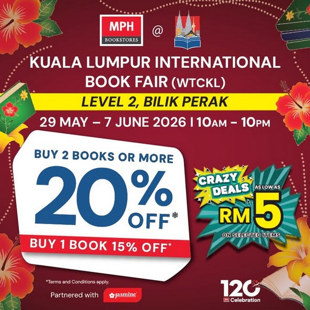 MPH-Bookstores-KLIBF-2026-Book-Fair 29 May–7 June 2026: MPH Bookstores KLIBF 2026 Book Fair Promotion, Massive Book Deals and Anniversary Specials at WTC KL