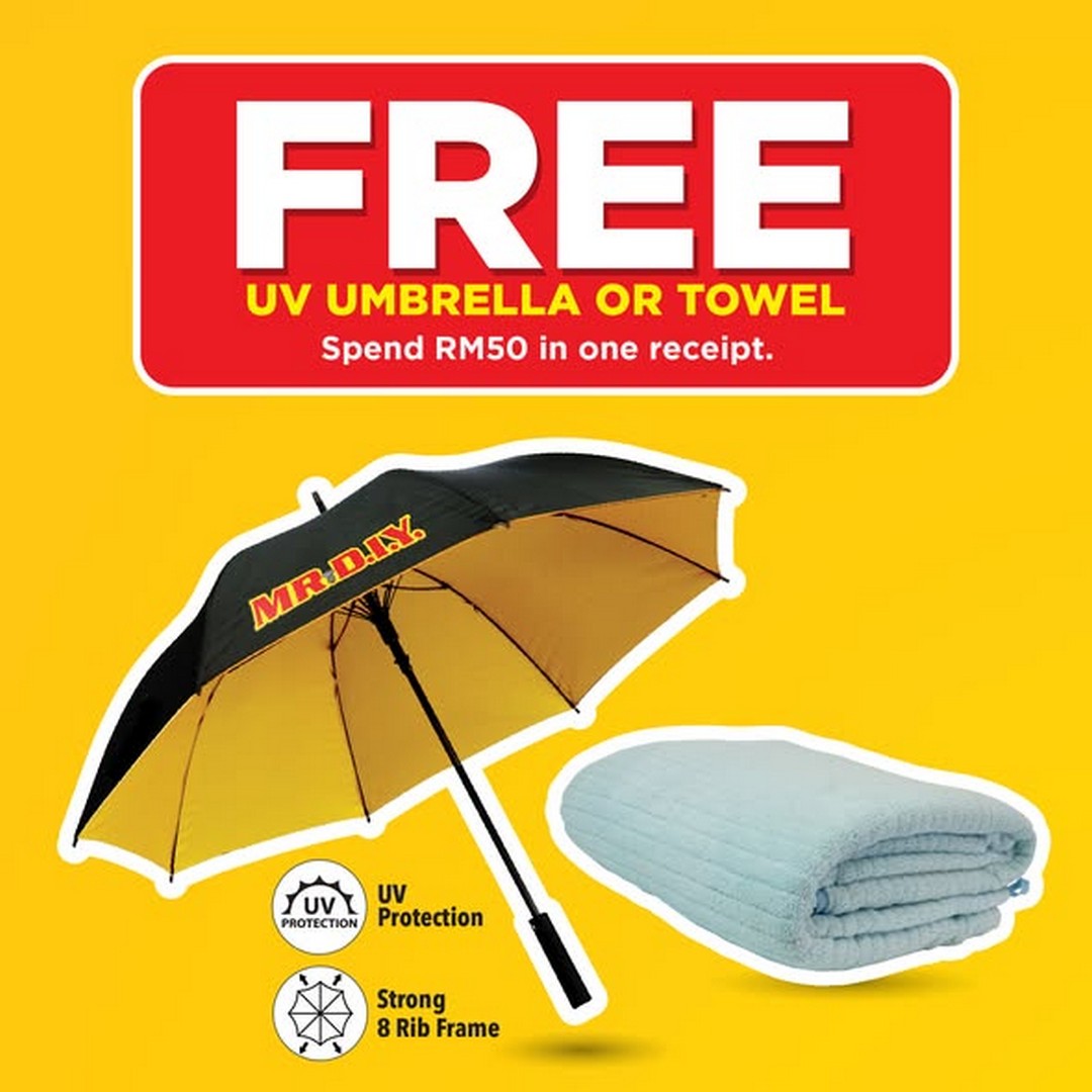 MR.DIY-Taman-Universiti-Skudai-Johor-Grand-Opening-Promotion-2 8-10 May 2026: MR.DIY Taman Universiti Skudai Johor Grand Opening Promotion with Free UV Umbrella, Towels and Spend & Win Rewards