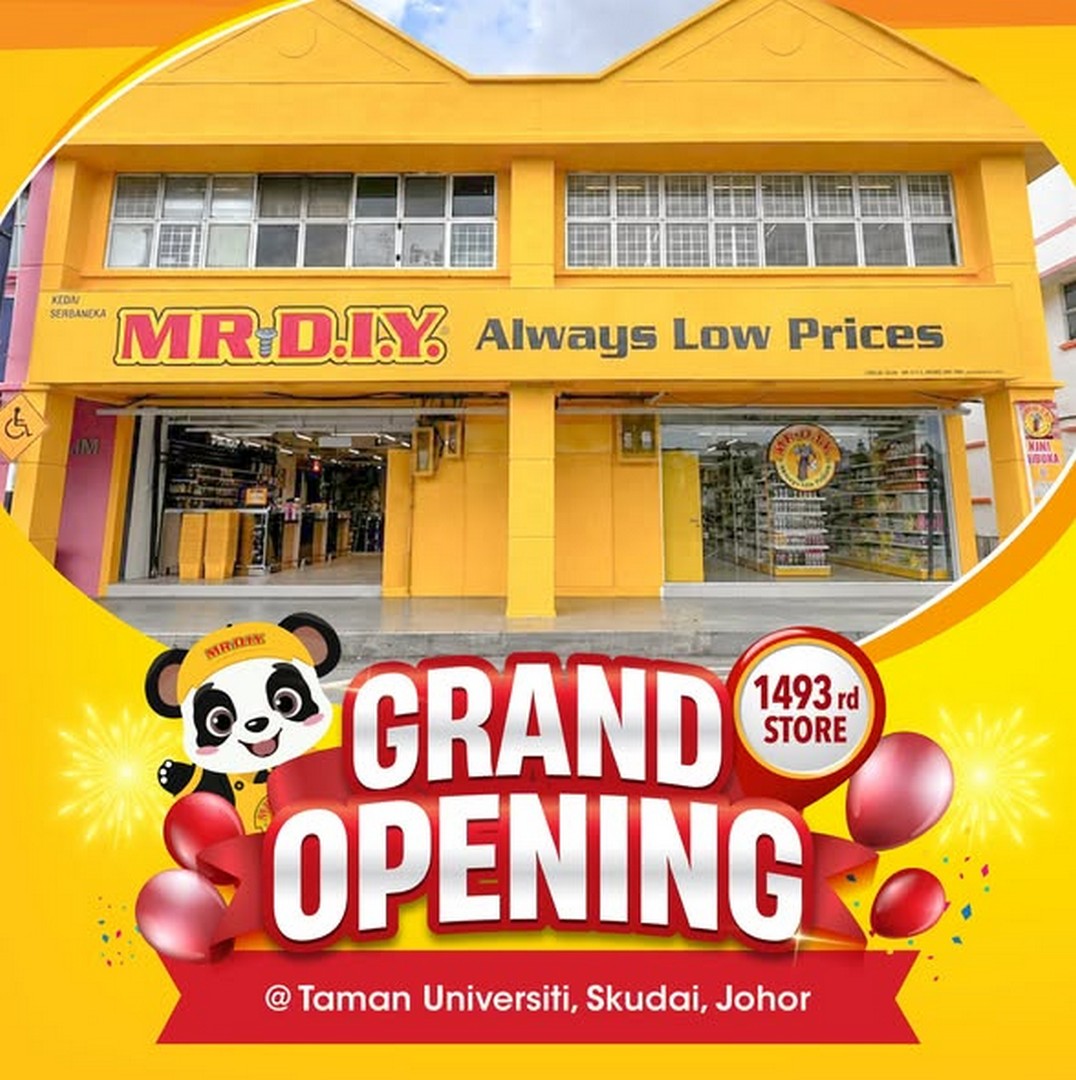 MR.DIY-Taman-Universiti-Skudai-Johor-Grand-Opening-Promotion 8-10 May 2026: MR.DIY Taman Universiti Skudai Johor Grand Opening Promotion with Free UV Umbrella, Towels and Spend & Win Rewards