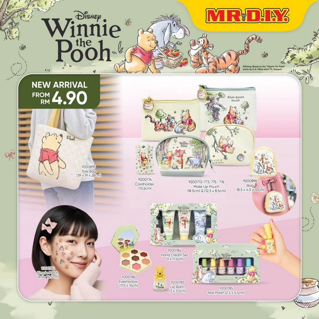 MR.DIY-Winnie-the-Pooh-Collection-Launch-Affordable-New-Arrival-Promotion-4 18 May 2026 onwards: MR.DIY Winnie the Pooh Collection Launch, Affordable New Arrival Promotion Featuring Cute Everyday Essentials from RM3.90