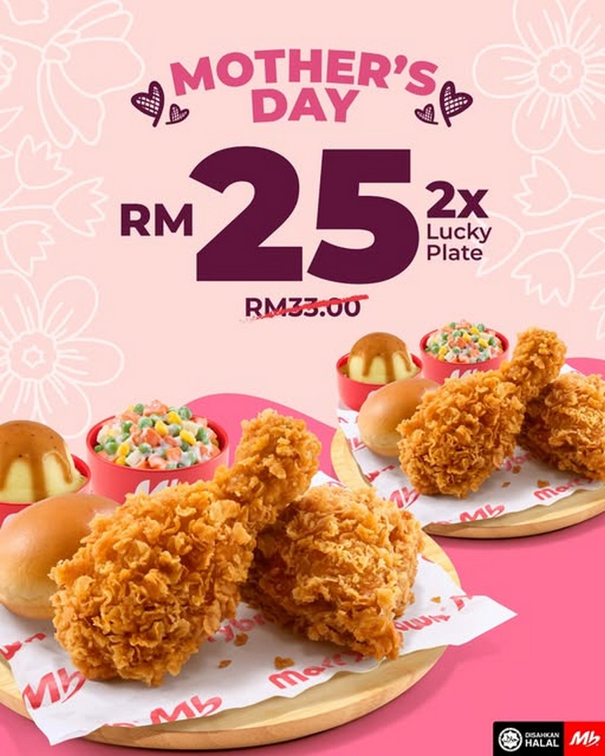 Marrybrown-Lucky-Plate-Mothers-Day-Promotion 8-10 May 2026: Marrybrown Lucky Plate Mother’s Day Promotion: Double Lucky Plate Deal at RM25 Limited Time Value Meal Offer Across Malaysia