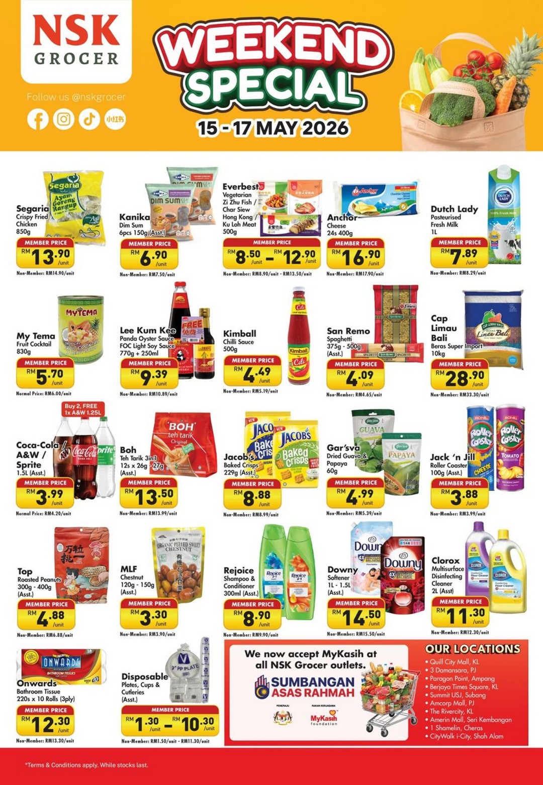 NSK-Grocer-Weekend-Promotion-with-Fresh-Groceries-1 15-17 May 2026: NSK Grocer Weekend Promotion with Fresh Groceries from RM0.59, Member Specials and Buy 2 Free 1 Beverage Deals Across Malaysia