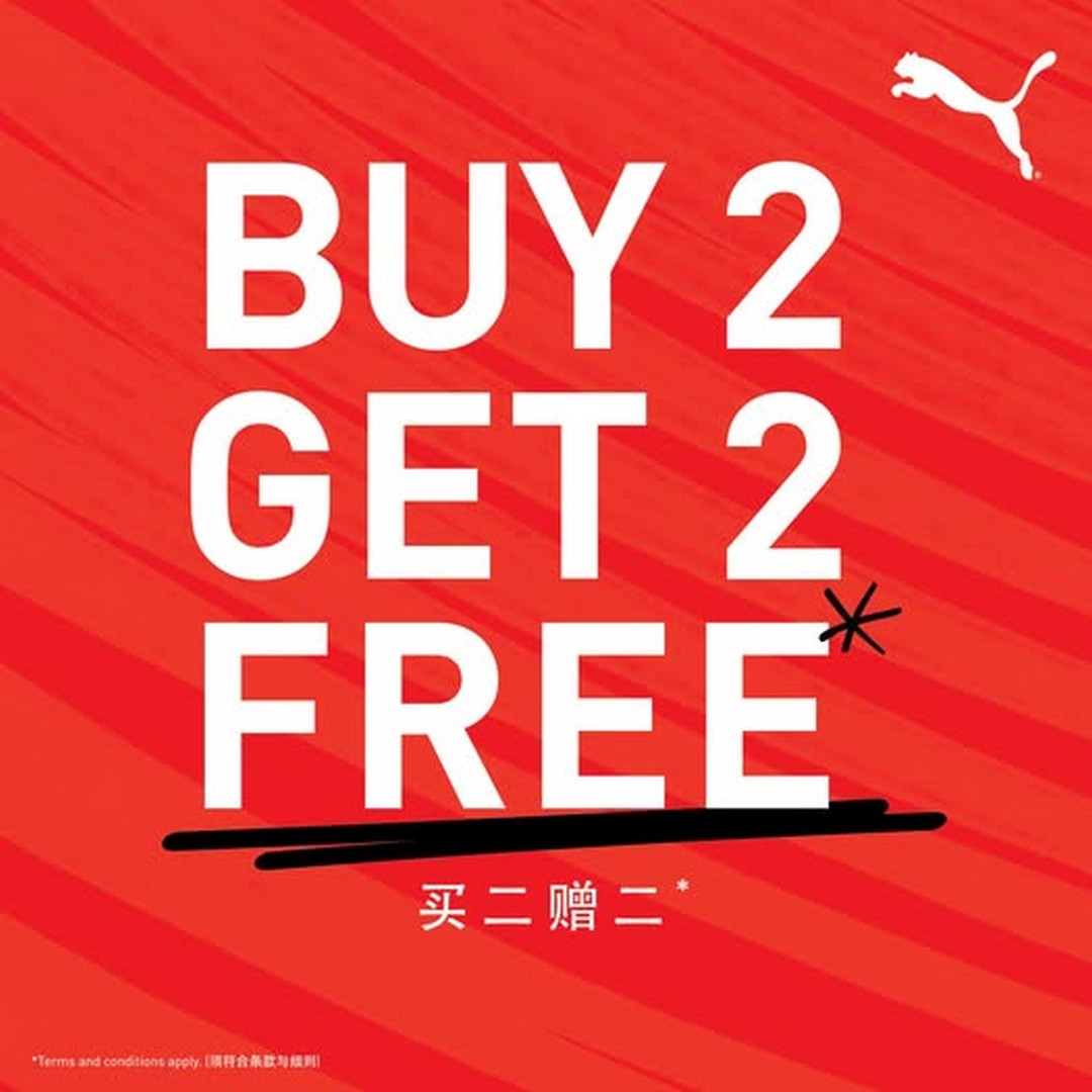 PUMA-Factory-Outlet-Concept-Store-Mitsui-Outlet-Park-KLIA-Sepang Now till 31 May 2026: PUMA Factory Outlet Concept Store Mitsui Outlet Park KLIA Sepang Buy 2 Free 2 Promotion Clearance Sale Malaysia