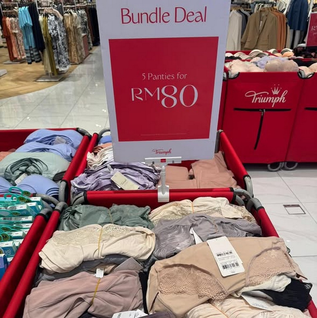 Parkson-Malaysia-TRIUMPH-Seasonal-Clearance-Sale-3 Now till 13 May 2026: Parkson Malaysia TRIUMPH Seasonal Clearance Sale at Pavilion Bukit Jalil, Limited-Time Clearance Promotion for Lingerie and Comfort Essentials