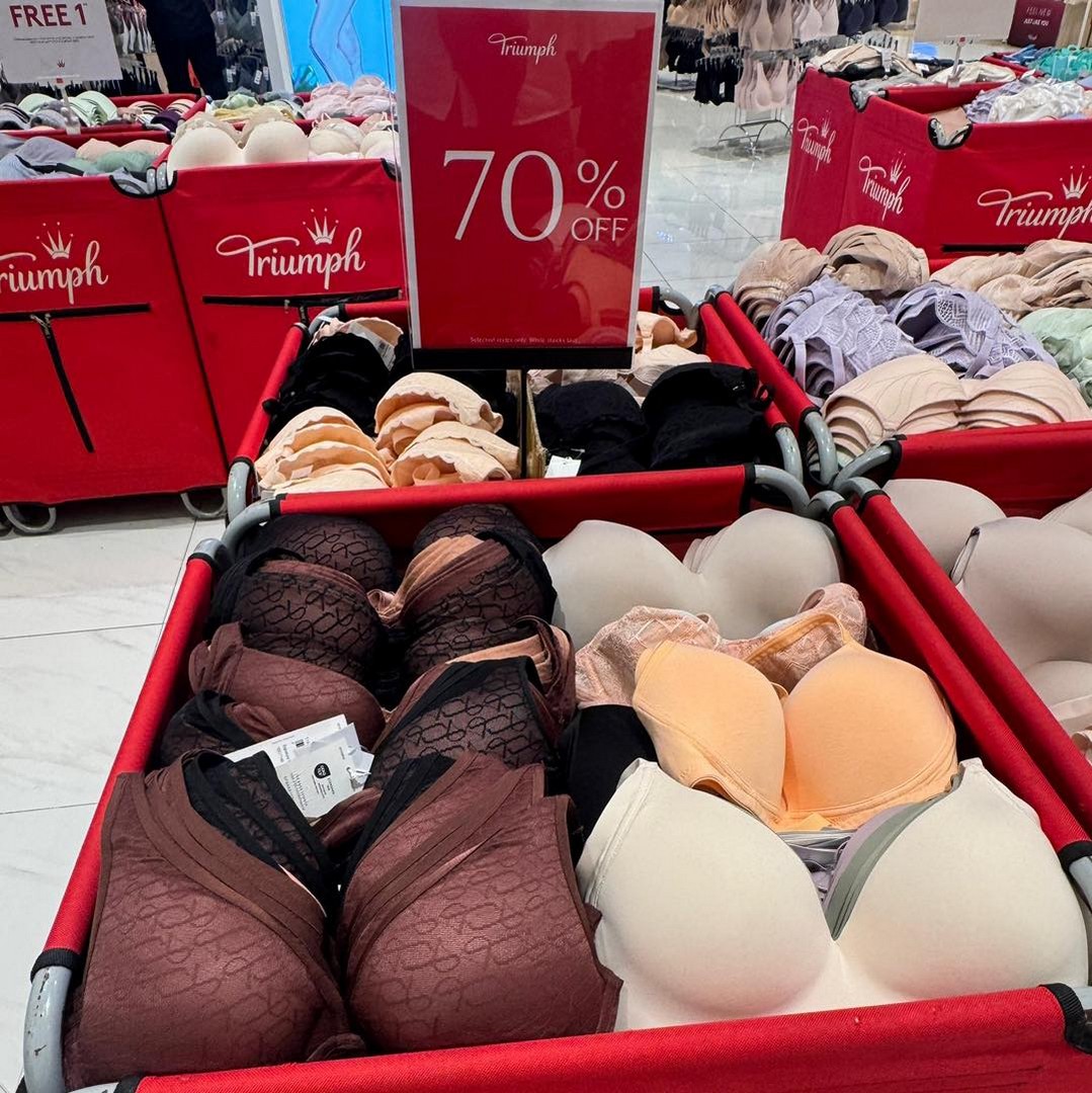 Parkson-Malaysia-TRIUMPH-Seasonal-Clearance-Sale-5 Now till 13 May 2026: Parkson Malaysia TRIUMPH Seasonal Clearance Sale at Pavilion Bukit Jalil, Limited-Time Clearance Promotion for Lingerie and Comfort Essentials