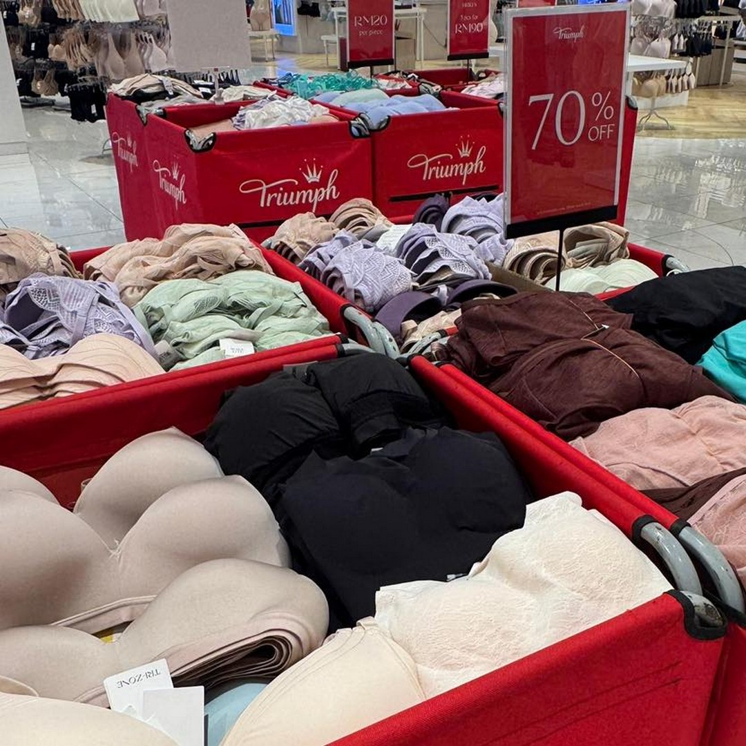 Parkson-Malaysia-TRIUMPH-Seasonal-Clearance-Sale-6 Now till 13 May 2026: Parkson Malaysia TRIUMPH Seasonal Clearance Sale at Pavilion Bukit Jalil, Limited-Time Clearance Promotion for Lingerie and Comfort Essentials