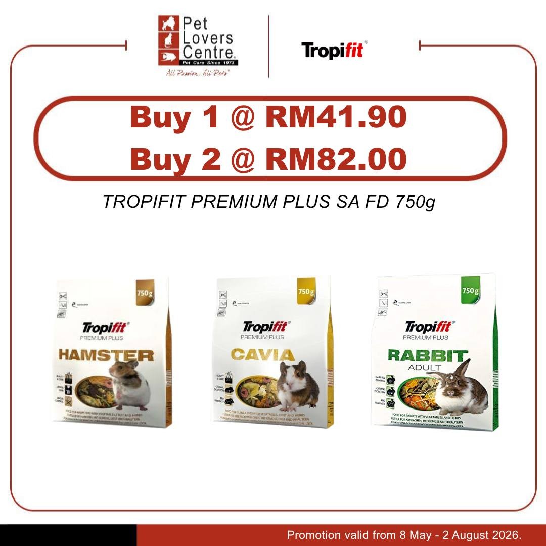 Pet-Lovers-Centre-Malaysia-TropiFit-Pet-Food-Promotion-4 Now till 2 August 2026: Pet Lovers Centre Malaysia TropiFit Pet Food Promotion with More Affordable Prices for Premium Nutrition Deals