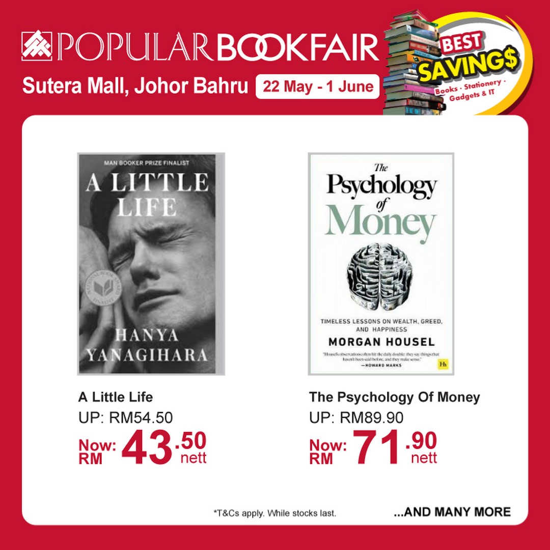 Popular-Bookfair-@-Sutera-Mall-Johor-Bahru-4 22 May–1 June 2026: Popular Bookfair @ Sutera Mall, Johor Bahru: Massive Book Sale Promotion with Discounts and Rebates Up to 66%