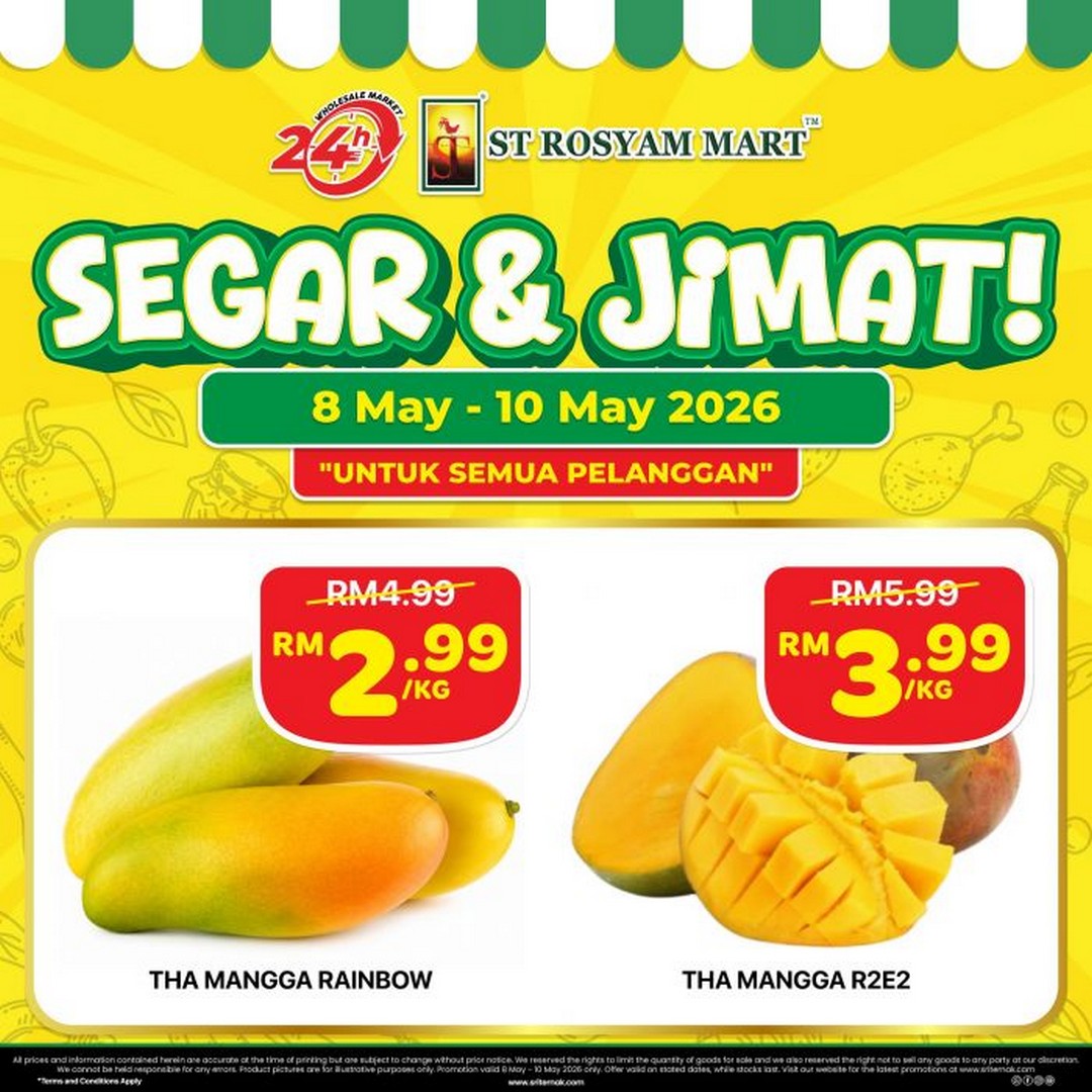 ST-Rosyam-Mart-Segar-Jimat-Promotion-Sale-2 8–10 May 2026: ST Rosyam Mart Segar & Jimat Promotion Sale: Fresh Groceries From RM0.99 Across Selected Malaysia Branches