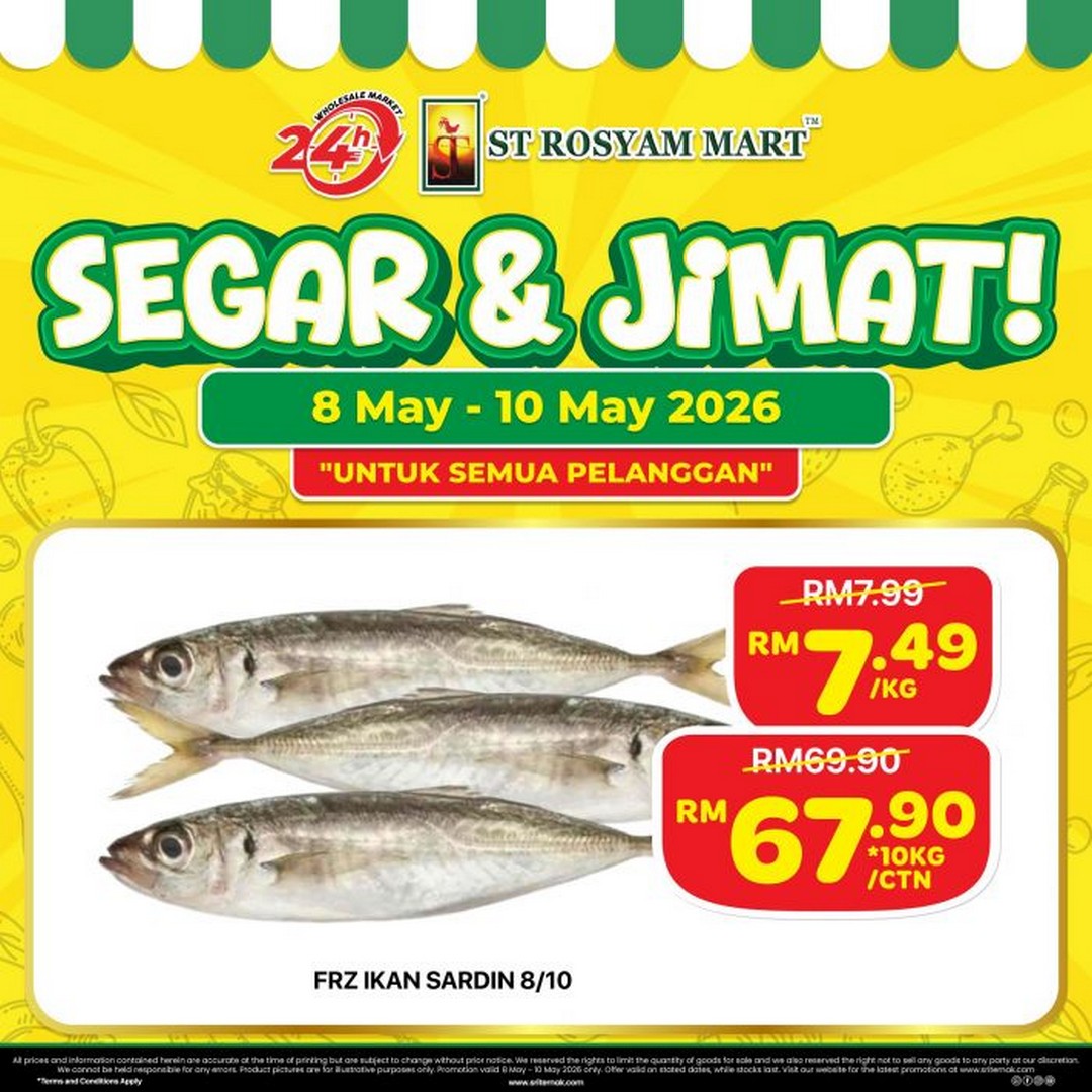 ST-Rosyam-Mart-Segar-Jimat-Promotion-Sale-3 8–10 May 2026: ST Rosyam Mart Segar & Jimat Promotion Sale: Fresh Groceries From RM0.99 Across Selected Malaysia Branches