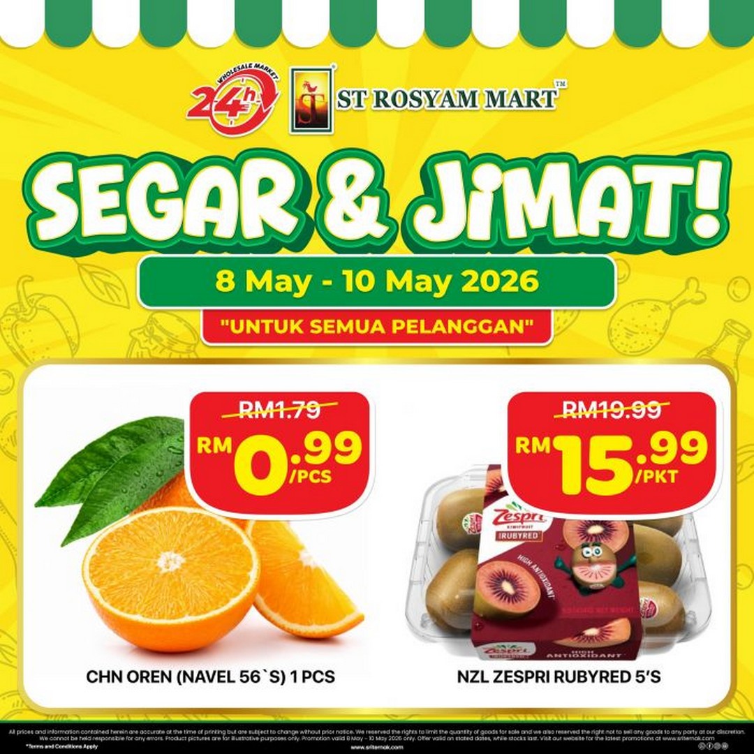 ST-Rosyam-Mart-Segar-Jimat-Promotion-Sale-7 8–10 May 2026: ST Rosyam Mart Segar & Jimat Promotion Sale: Fresh Groceries From RM0.99 Across Selected Malaysia Branches