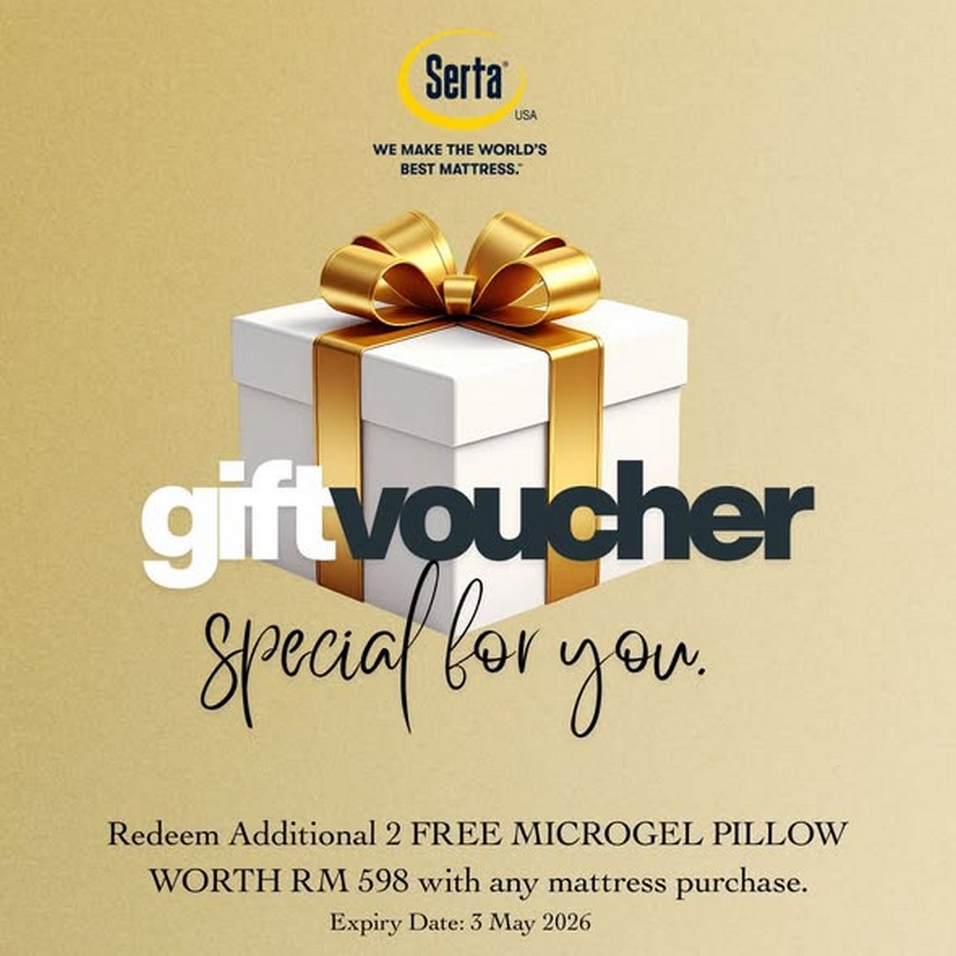 Serta-Malaysia-April-Payday-Roadshow-Mattress-Promotion-4 30 April–3 May 2026: Serta Malaysia April Payday Roadshow Mattress Promotion with Free Pillow Giveaway at KL, Penang & JB Venues
