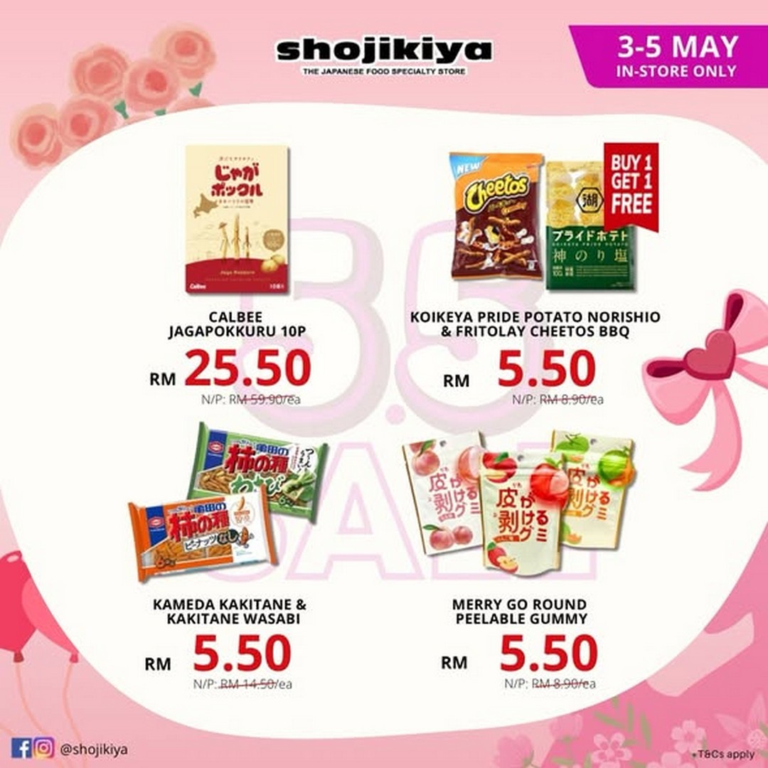 Shojikiya-5.5-SALE-Exclusive-Japanese-Groceries-Lifestyle-Bargains-1 3–5 May 2026: Shojikiya 5.5 SALE: Exclusive Japanese Groceries & Lifestyle Bargains at Shojikiya Outlets Malaysia