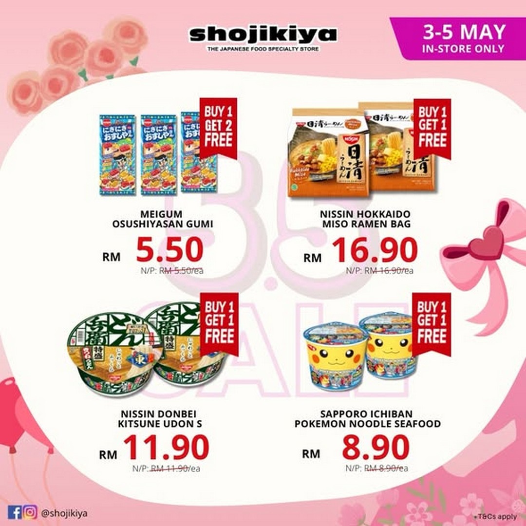 Shojikiya-5.5-SALE-Exclusive-Japanese-Groceries-Lifestyle-Bargains-2 3–5 May 2026: Shojikiya 5.5 SALE: Exclusive Japanese Groceries & Lifestyle Bargains at Shojikiya Outlets Malaysia