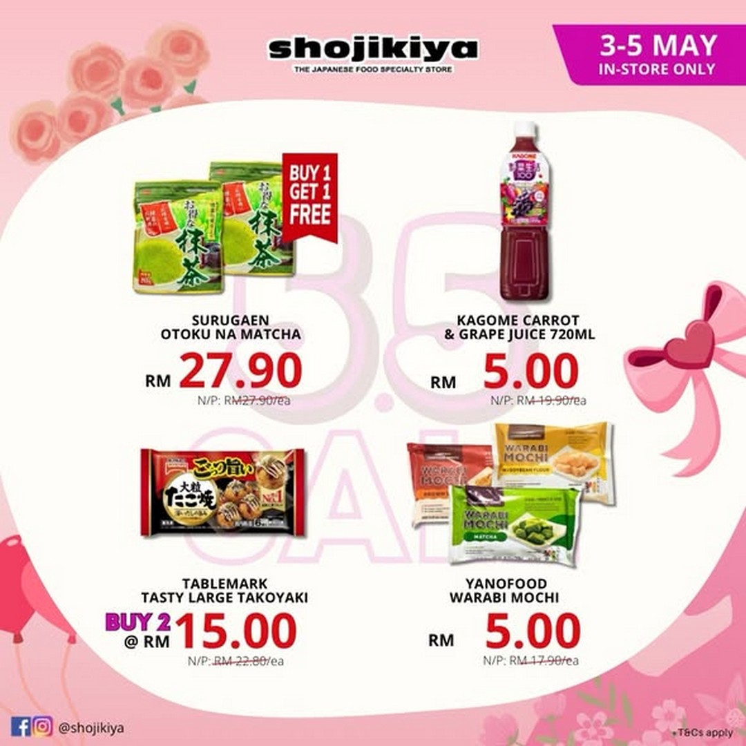 Shojikiya-5.5-SALE-Exclusive-Japanese-Groceries-Lifestyle-Bargains-3 3–5 May 2026: Shojikiya 5.5 SALE: Exclusive Japanese Groceries & Lifestyle Bargains at Shojikiya Outlets Malaysia