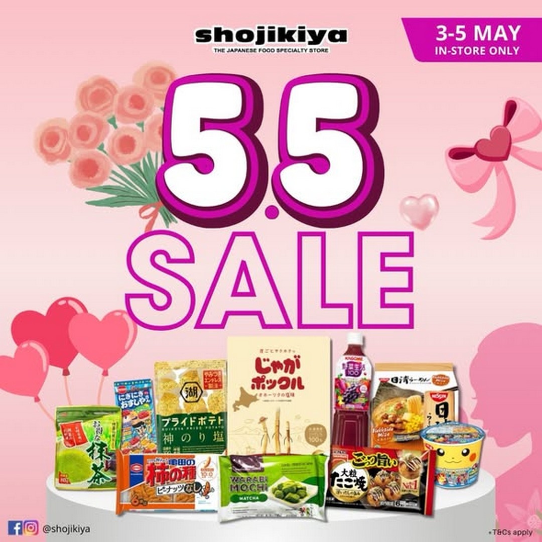 Shojikiya-5.5-SALE-Exclusive-Japanese-Groceries-Lifestyle-Bargains 3–5 May 2026: Shojikiya 5.5 SALE: Exclusive Japanese Groceries & Lifestyle Bargains at Shojikiya Outlets Malaysia