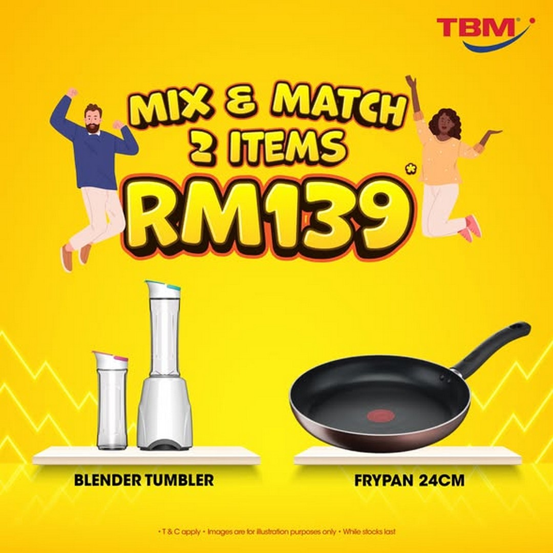 TBM-Malaysia-Warehouse-Sale-at-Subang-Hi-Tech-1 14-17 May 2026: TBM Malaysia Warehouse Sale at Subang Hi-Tech with Any 2 for RM139 Promotion and Massive Home & Living Deals