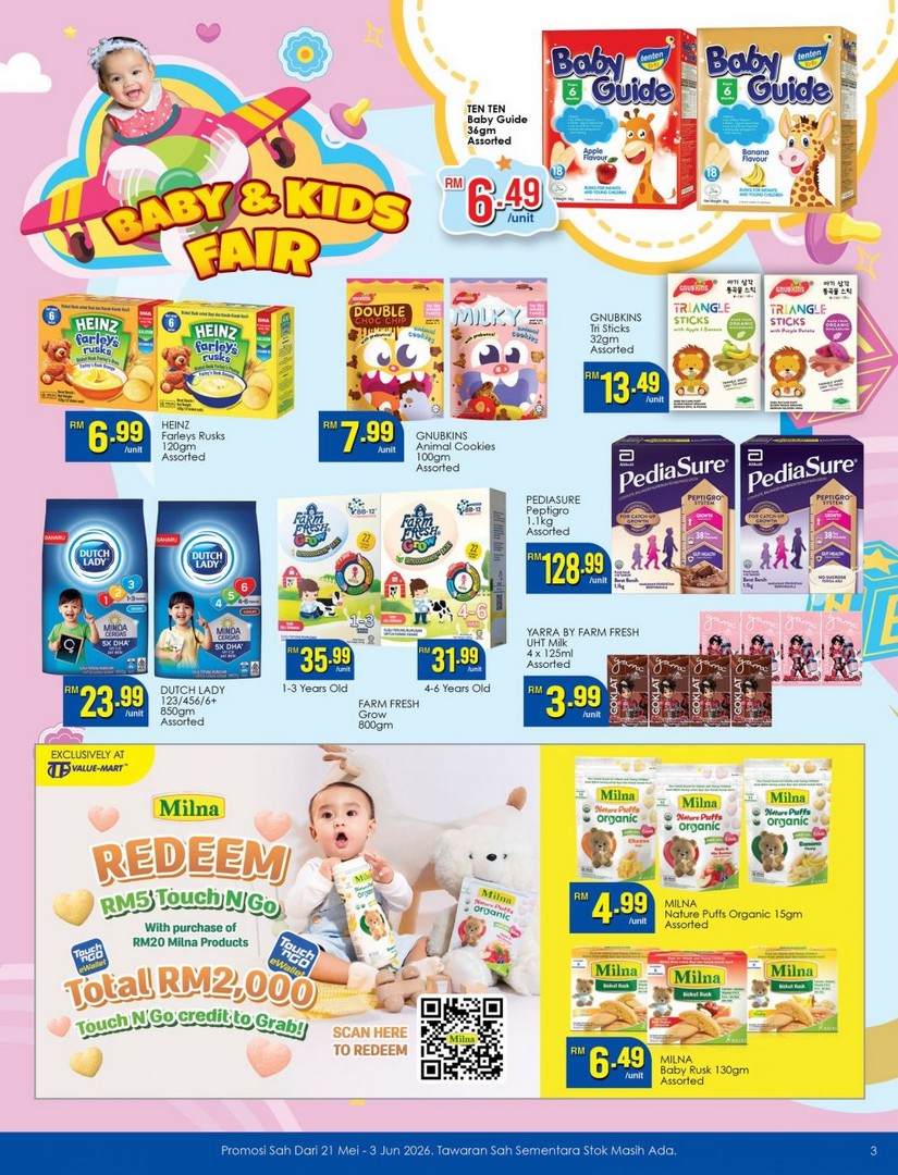 TF-Value-Mart-Baby-Kids-Fair-Promotion-2 21 May–3 June 2026: TF Value-Mart Baby & Kids Fair Promotion: Massive Savings, Touch ‘n Go Credit Rewards & Free Gifts Nationwide Sale