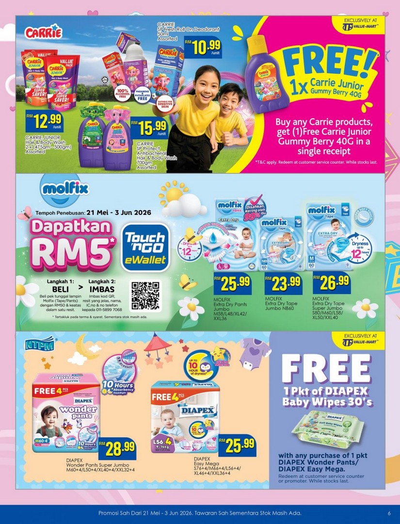 TF-Value-Mart-Baby-Kids-Fair-Promotion-5 21 May–3 June 2026: TF Value-Mart Baby & Kids Fair Promotion: Massive Savings, Touch ‘n Go Credit Rewards & Free Gifts Nationwide Sale