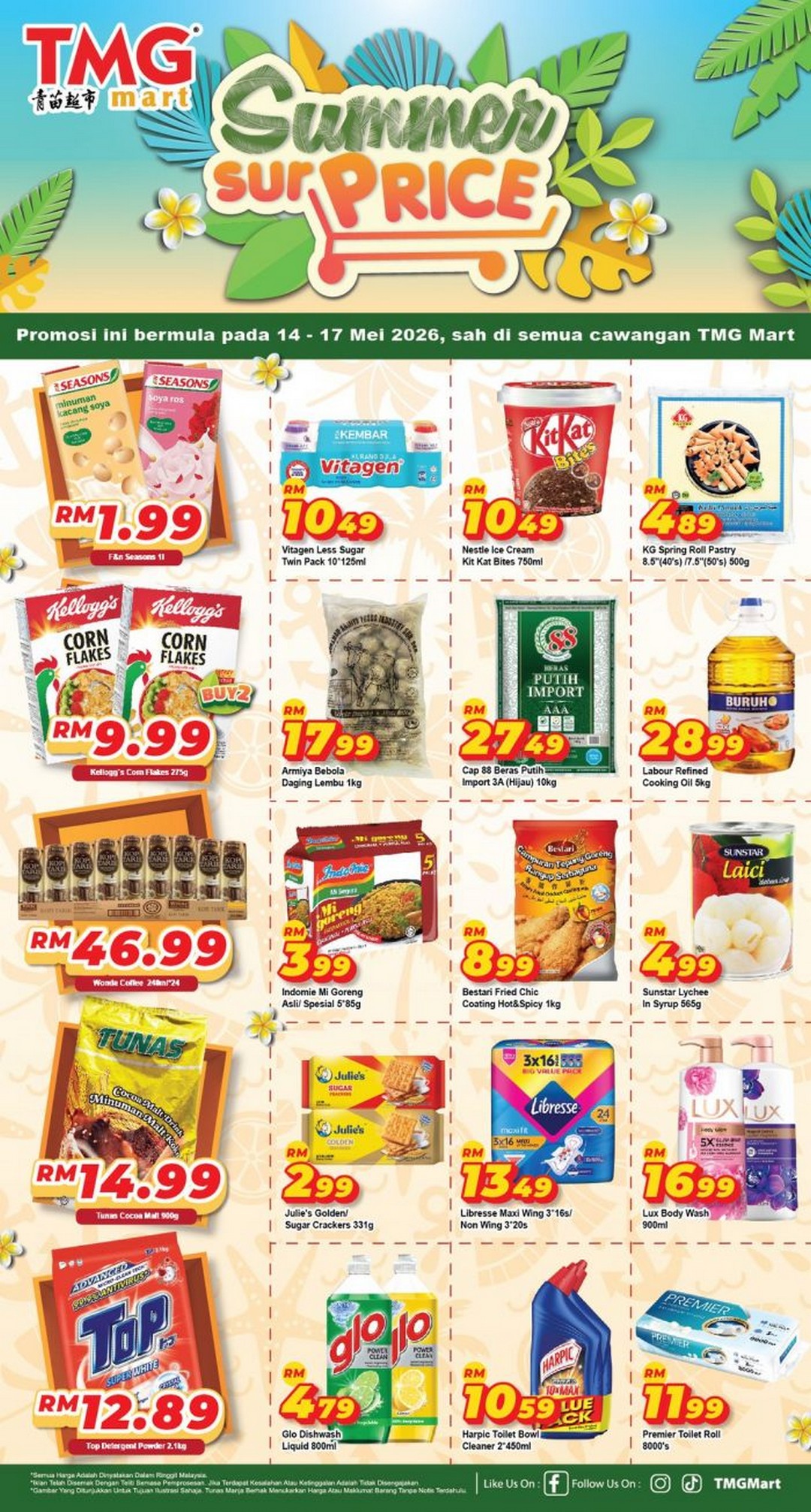 TMG-Mart-Promotion-Summer-surPRICE-Grocery-Sale 14-17 May 2026: TMG Mart Promotion Summer surPRICE Grocery Sale Nationwide Savings on Daily Essentials in Malaysia