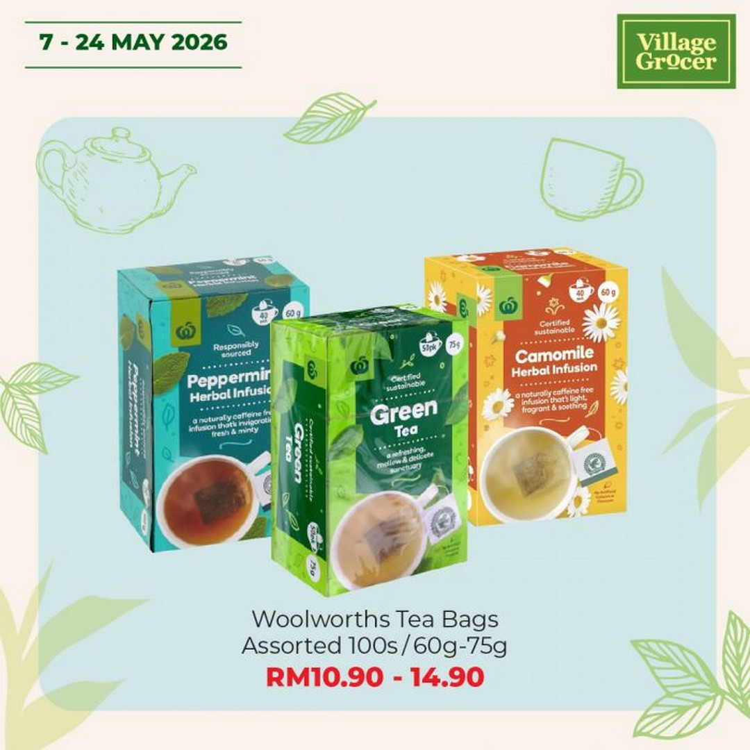 Village-Grocer-World-Tea-Day-Promotion-10-1 7–24 May 2026: Village Grocer World Tea Day Promotion – Tea Fair Sale: Buy 1 Free 1 Deals, Special Tea Offers & Free BOH Cup Giveaway