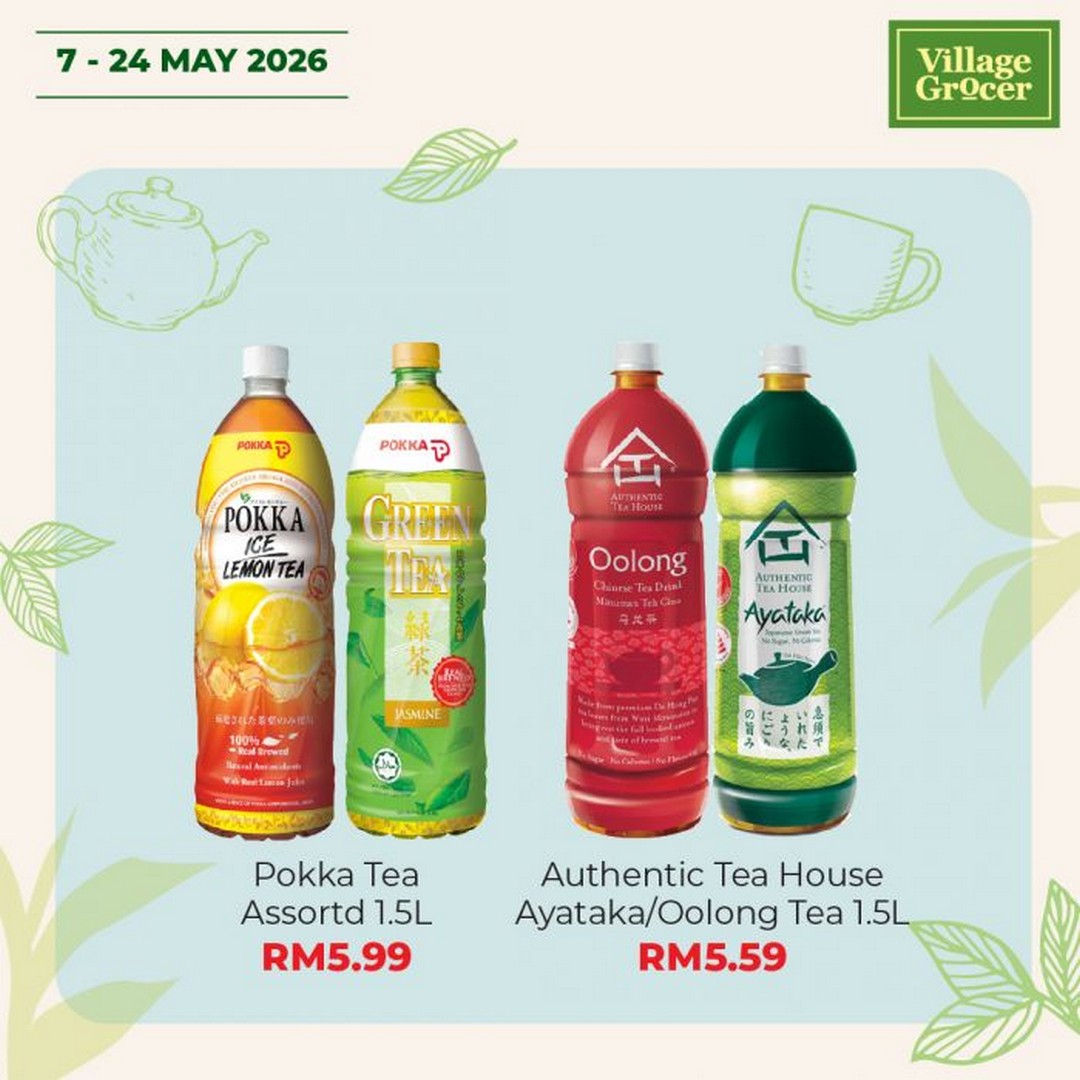 Village-Grocer-World-Tea-Day-Promotion-13-1 7–24 May 2026: Village Grocer World Tea Day Promotion – Tea Fair Sale: Buy 1 Free 1 Deals, Special Tea Offers & Free BOH Cup Giveaway