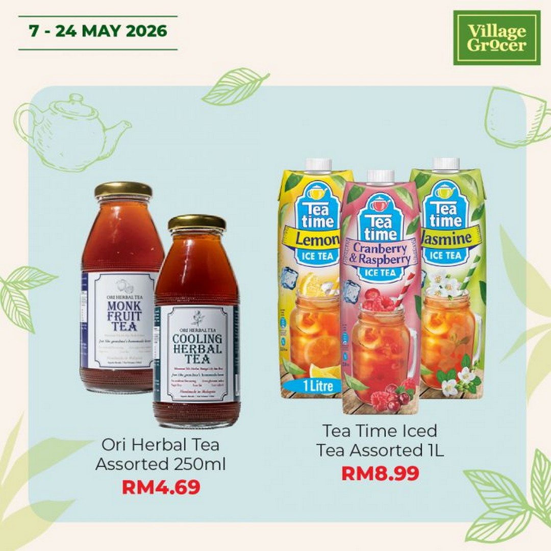Village-Grocer-World-Tea-Day-Promotion-15-1 7–24 May 2026: Village Grocer World Tea Day Promotion – Tea Fair Sale: Buy 1 Free 1 Deals, Special Tea Offers & Free BOH Cup Giveaway